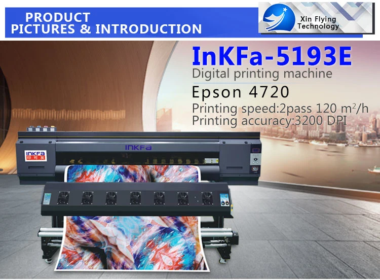 Tshirt Printing Machine Sublimation Large Format Inject Sublimation Printer