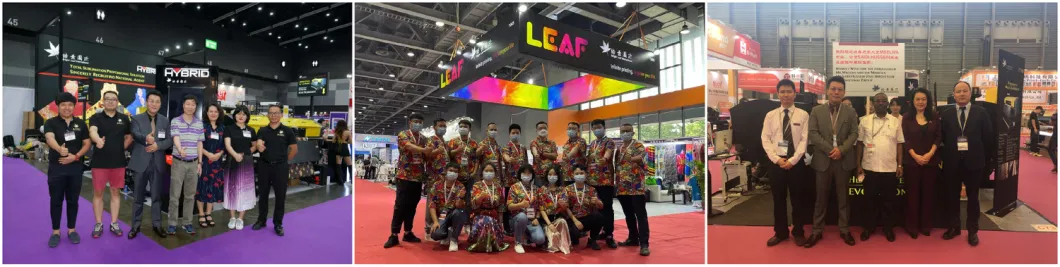 Leaf 1.9m High Resolution Sublimation Printer Fabric Textile High Speed Industrial Direct Dye Plotter Machine