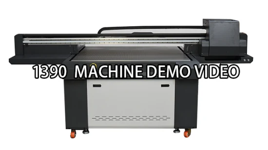 Impresora plana digital de tamaño 130*90 cm con 2