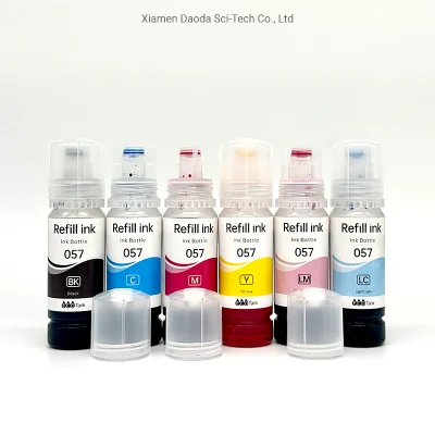 Botella de recarga de tinta 057, 056, 107, 108 tinta especial de recarga de inyección de tinta para impresoras de inyección de tinta Epson L18050/L8050/L18058/L8058/Et18100