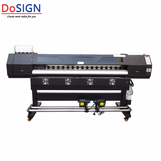 Impresora solvente ecológica de gran formato XP600 I3200 de doble cabezal 1.8mtr