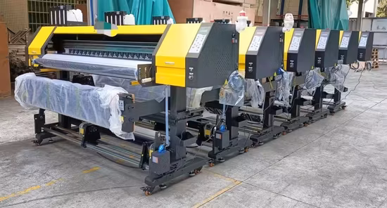 Impresora de sublimación de alta resolución Leaf 1,9 m, máquina trazadora de tinte directo Industrial de alta velocidad para tela textil