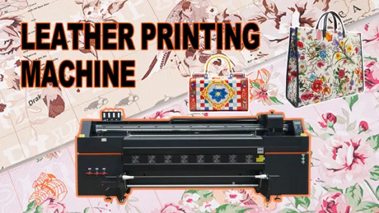 Nuevo Impresora Digital de doble cabezal de impresión Dx5, impresora de cuero